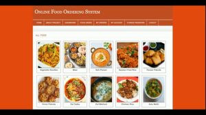 online food ordering project